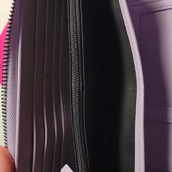 Betsey Johnson Lavender Quilted Long Zippy Wallet NWT RETAIL $58+ - Picture 8 of 10